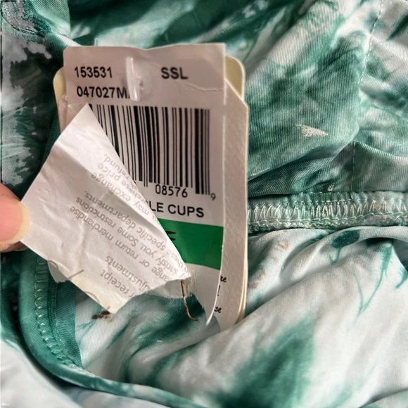 Lucky Brand Green and Blue Bikini Top - Picture 5 of 7